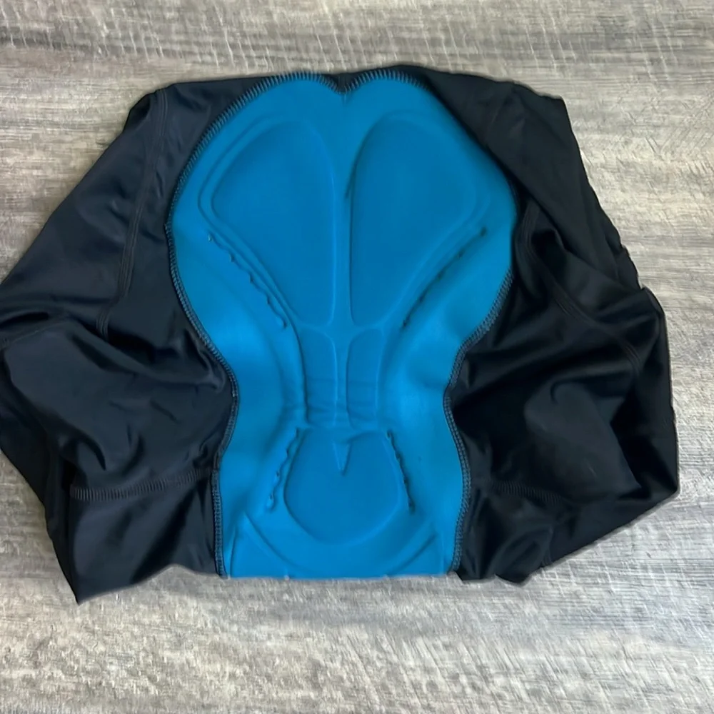 Garneau Gel Black Spandex Riding Cycling Shorts, size XL 🗝️